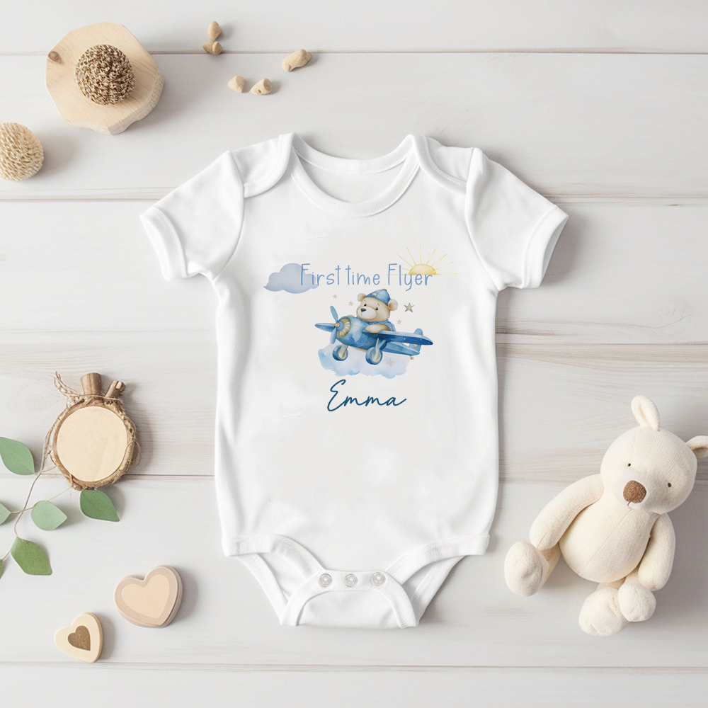 Baby Clothing Name - Niestandardowa nazwa Pierwszy czas Ulotka i