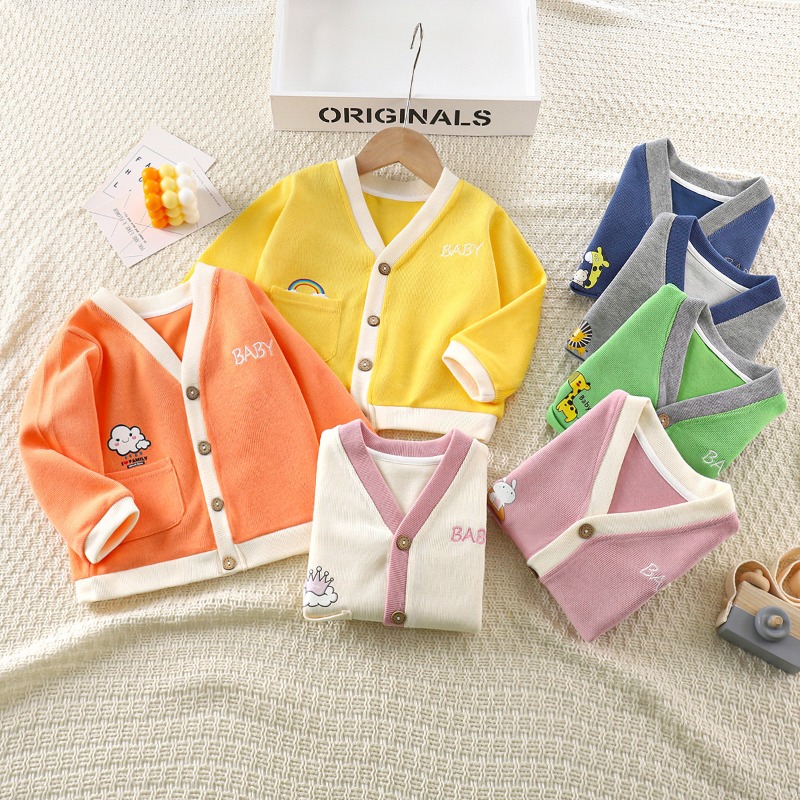 Knit Cardigan Infant - Nowy jesienno-zimowy dziecięcy sweter rozpinany z
