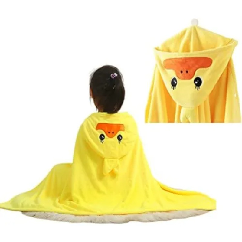 Hooded Bath Towel - Ręcznik kąpielowy z kapturem Miękki pluszowy