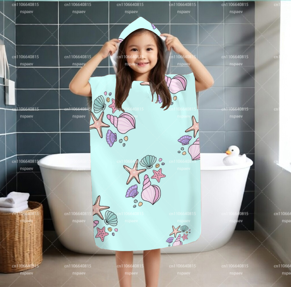 Hooded Bath Towel - Ręcznik kąpielowy z kapturem dla dzieci,