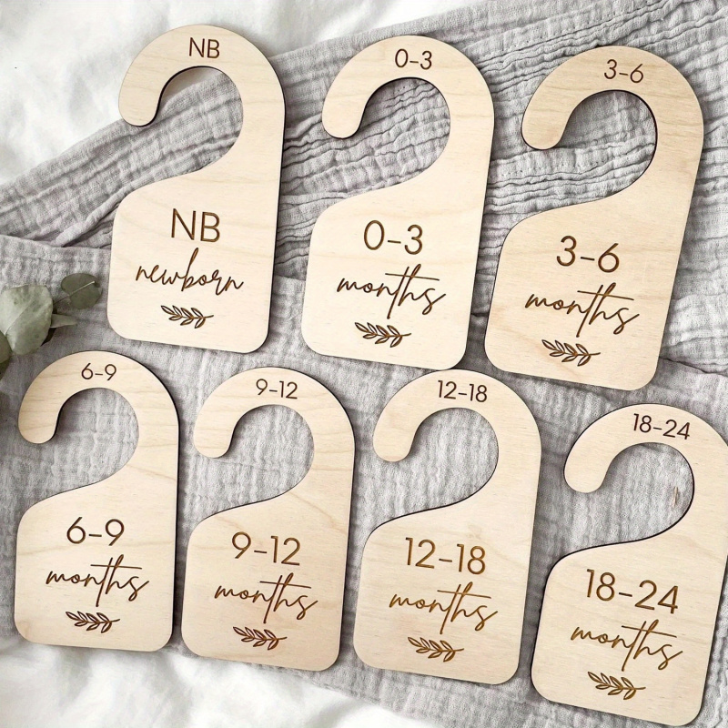 Baby Clothing Hanger Dividers - 7 szt. Przegródek do szafy dziecięcej