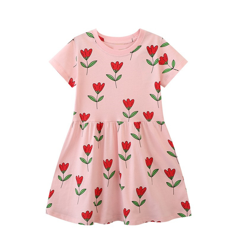 Baby Clothing Patterns Free - Skoki metrów 2-7T księżniczki dziewczyny sukienki