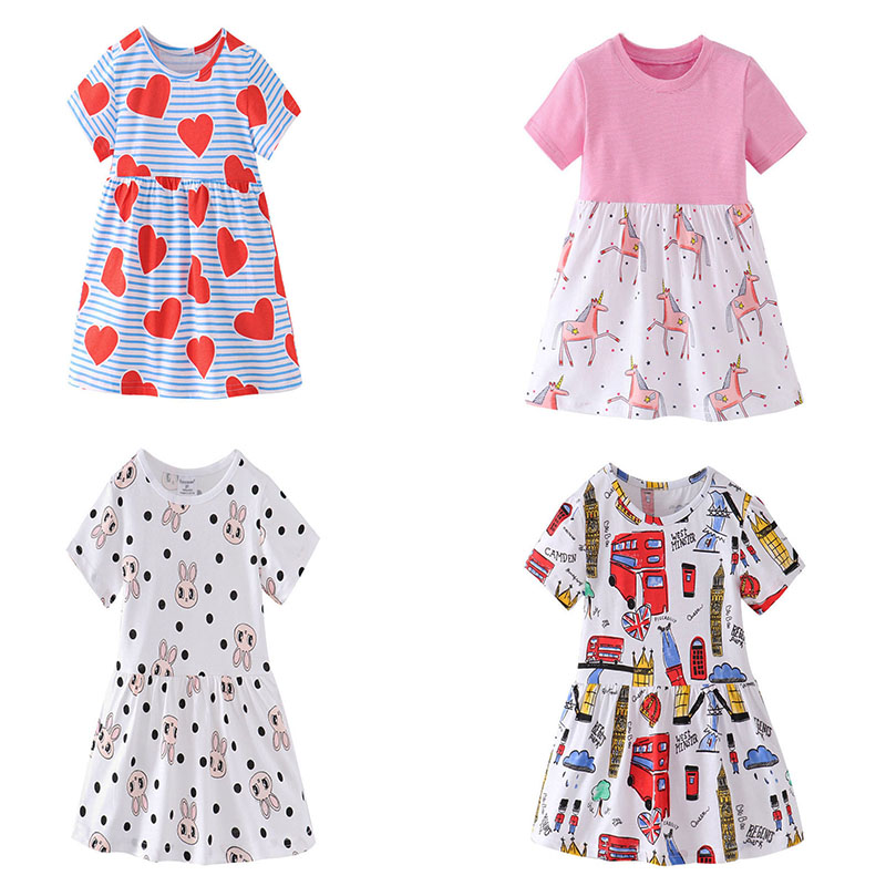 Baby Clothing Patterns Free - Sukienki dla dziewczynek Jumping Meters 2T-7T,