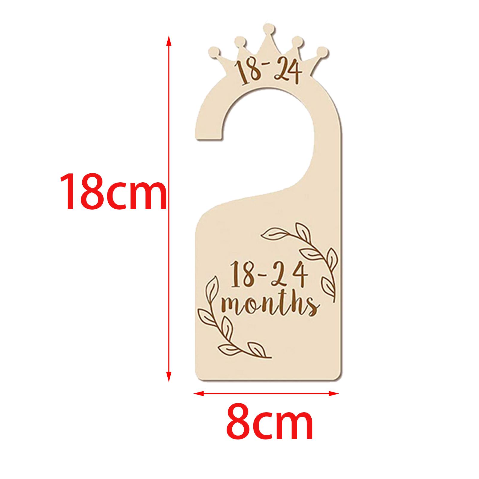 Baby Clothing Hanger Dividers - Drewniane przegródki do szafy dziecięcej, zestaw