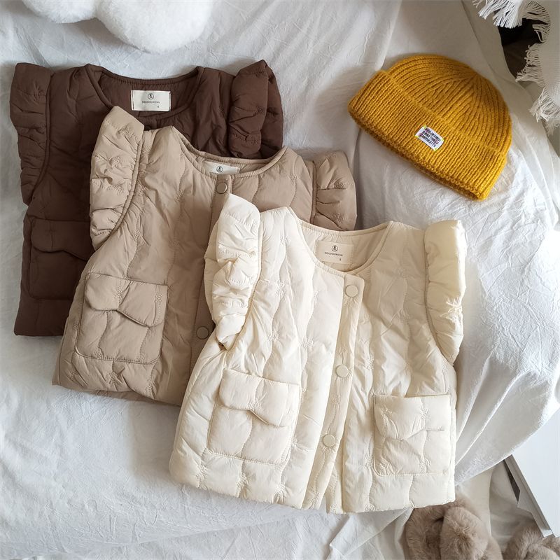 Knit Cardigan Infant - Zimowa kamizelka dziecięca bez rękawów 2025,