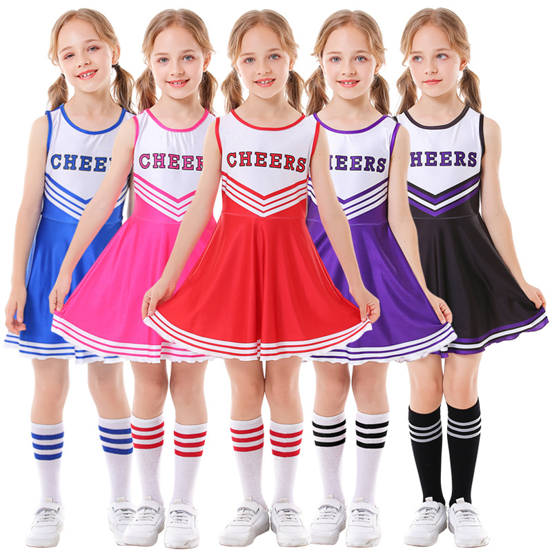 Baby Clothing Unit - Śliczny kostium cheerleaderki dla dziewczynek piłka
