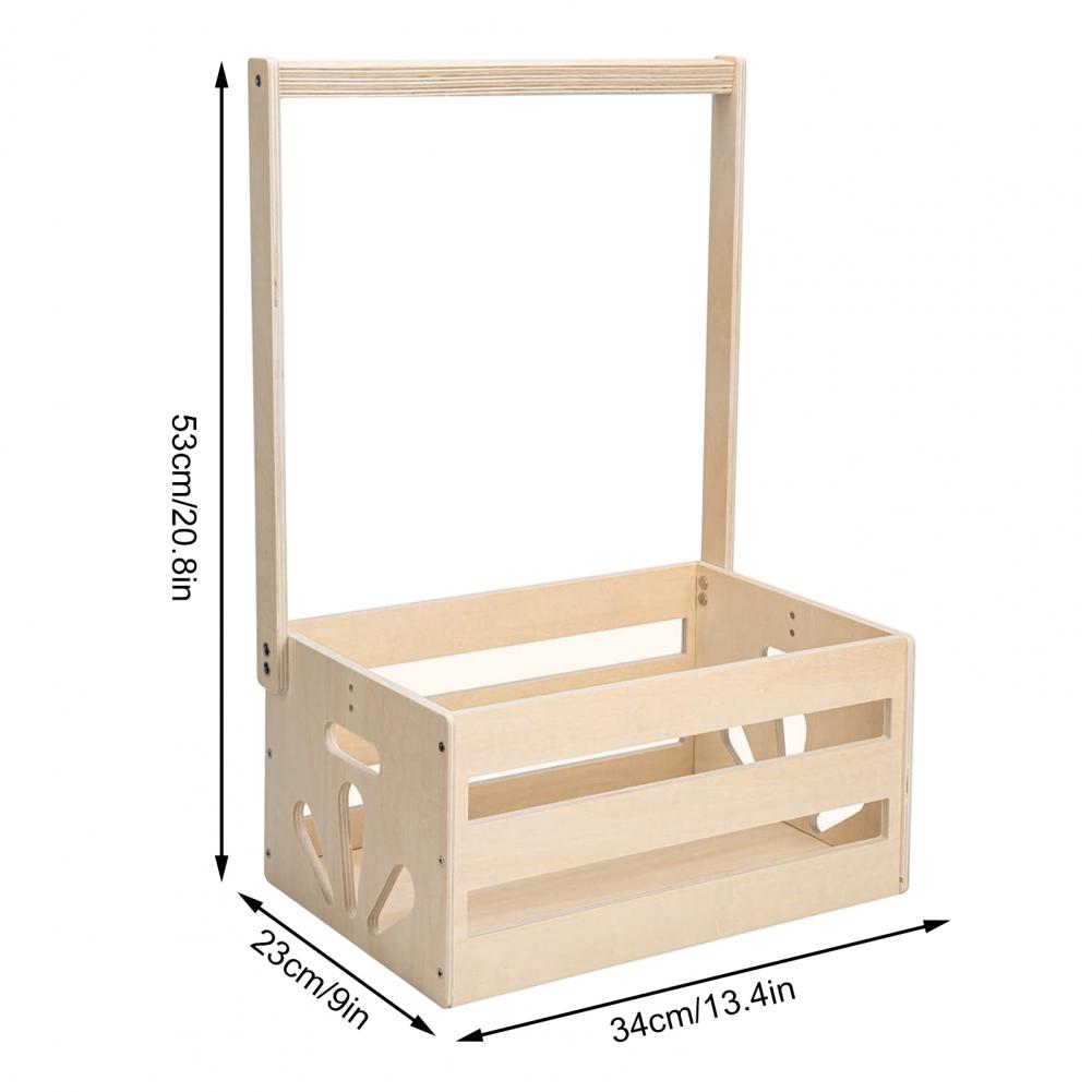 Baby Clothing Rack For Baby Shower - Drewniany regał do przechowywania, skrzynia na