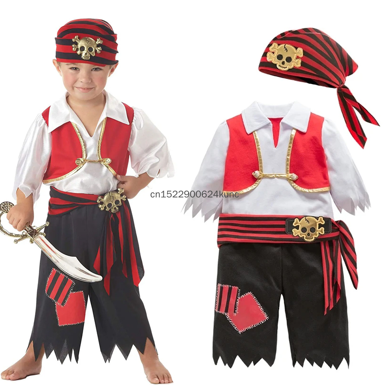 Baby Clothing Unit - Kostiumy Piratów na Halloween Karnawał dla