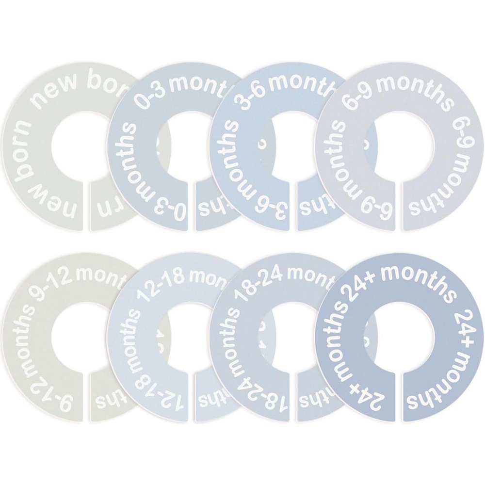Baby Clothing Hanger Dividers - 68/9 szt. Organizery do ubrań dziecięcych,