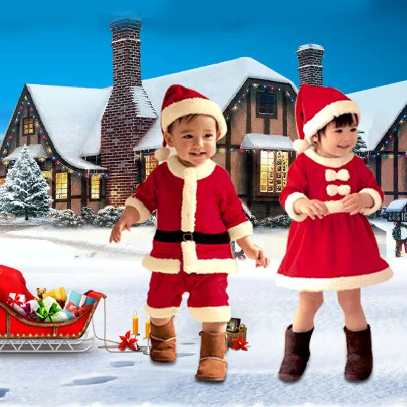 Baby Clothing Unit - Kostium Świętego Mikołaja dla niemowląt/dzieci, strój