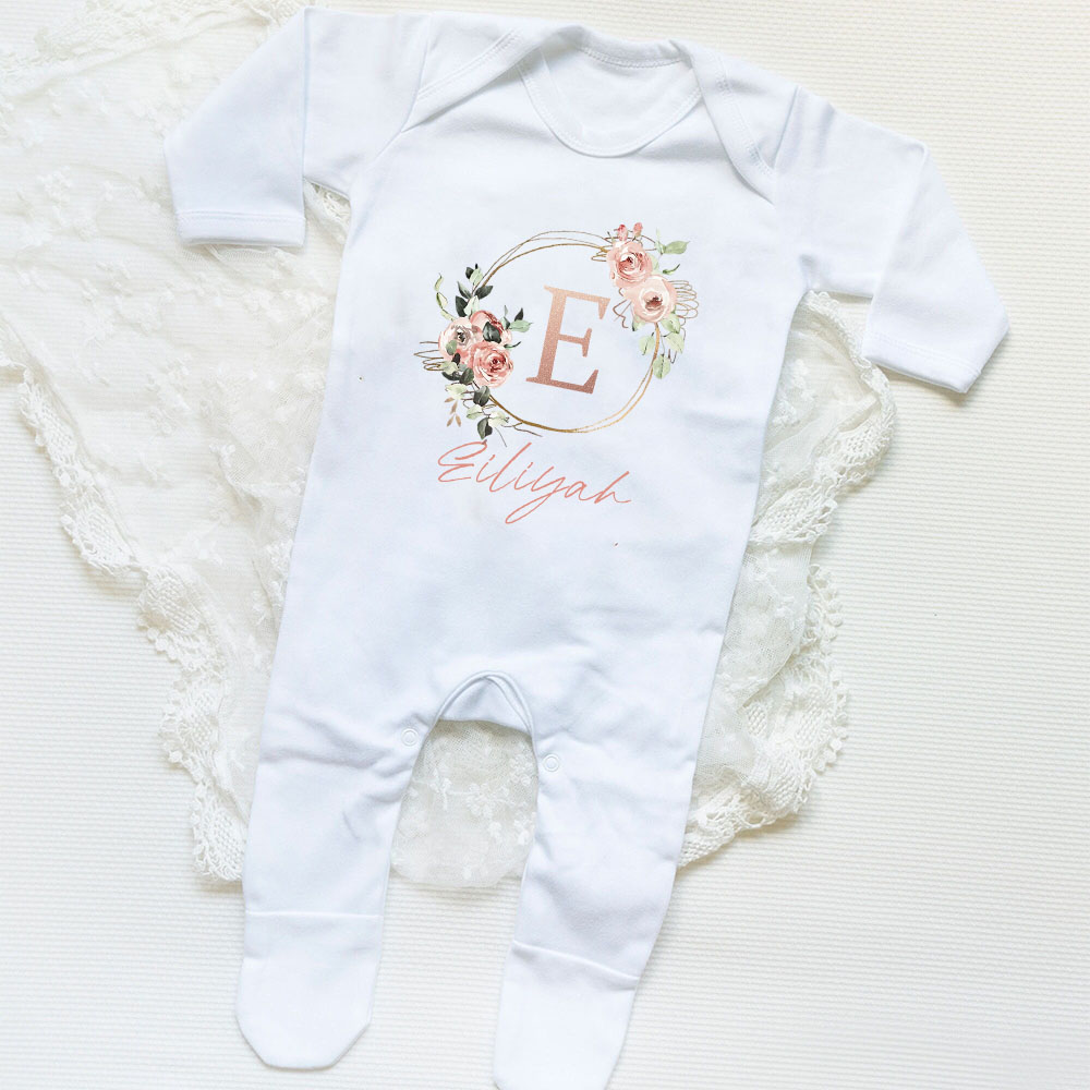 Baby Clothing Name - Spersonalizowany kombinezon do spania dla dziewczynki