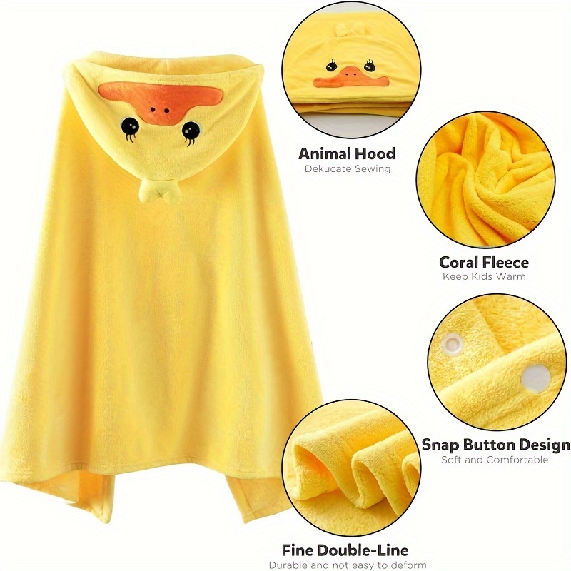 Hooded Bath Towel - Przytulny ręcznik kąpielowy z kapturem -