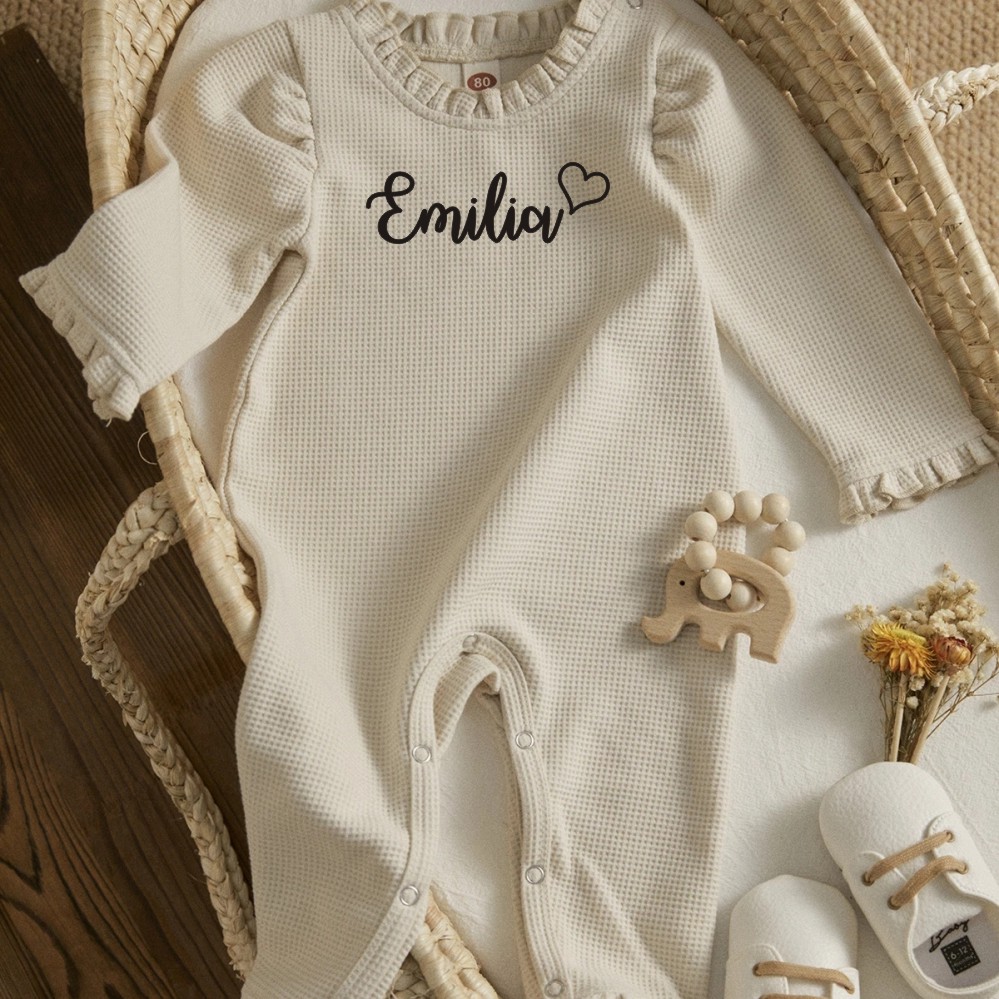 Baby Clothing Name - Spersonalizowany maluch noworodek niemowlę śpioszki dziewczęce