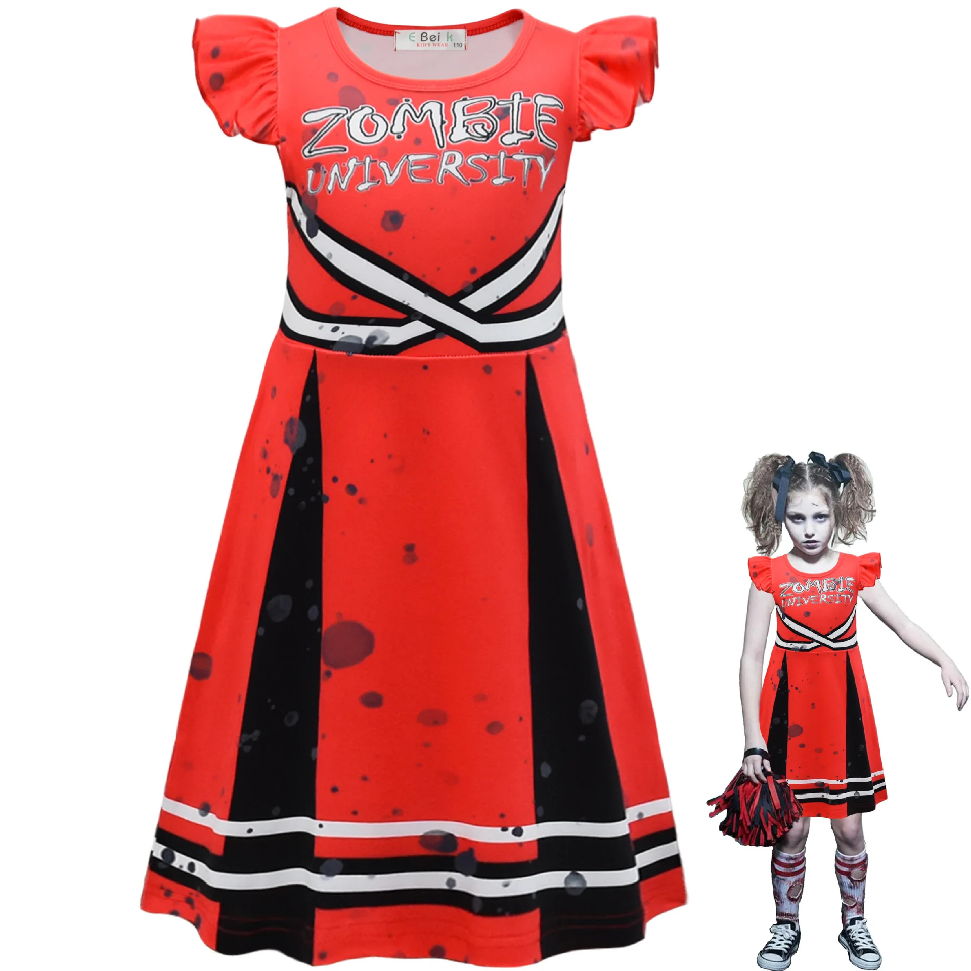 Baby Clothing Unit - Nowa sukienka dziewczęca zombie 2 Cosplay