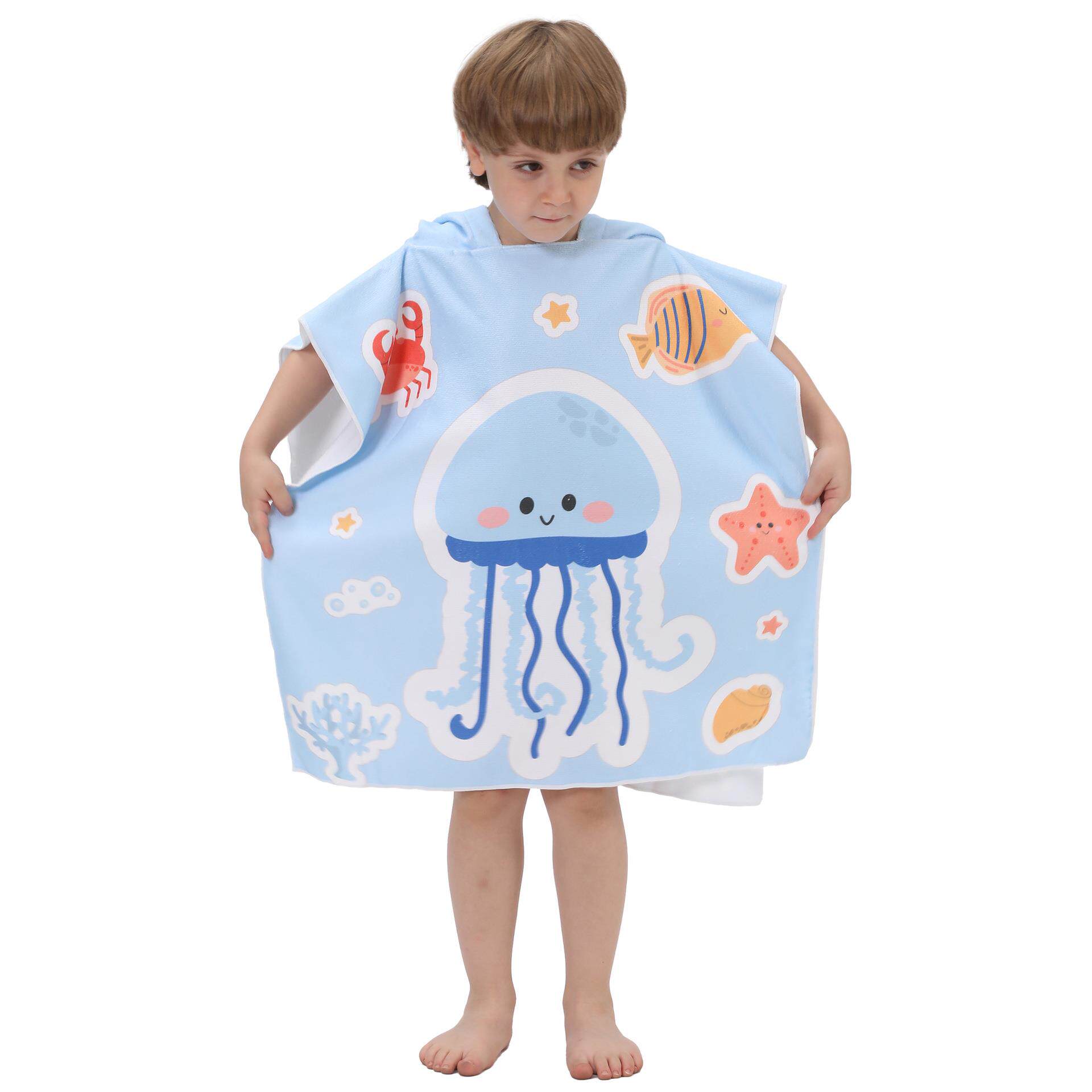 Hooded Bath Towel - Ręcznik kąpielowy dla dzieci z kapturem,