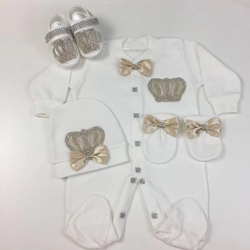 4 szt. Zestaw ubranek powitaln – Baby Clothing Name recenzja i cena