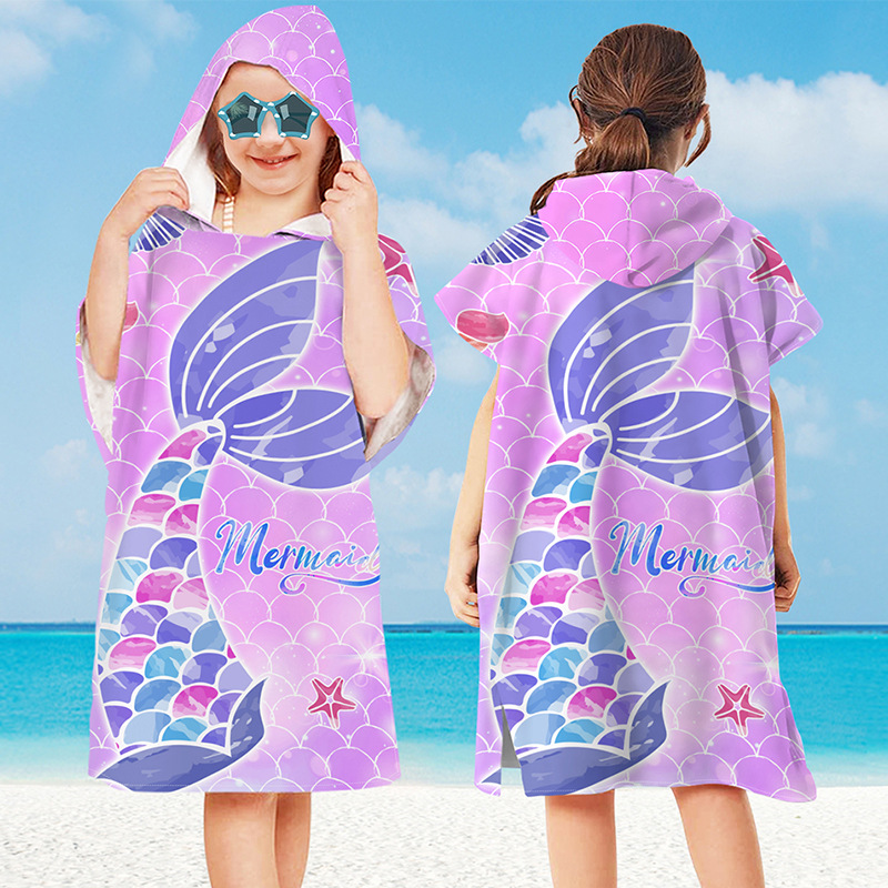 Baby Cartoon Printing Bathrobe – Hooded Bath Towel recenzja i cena
