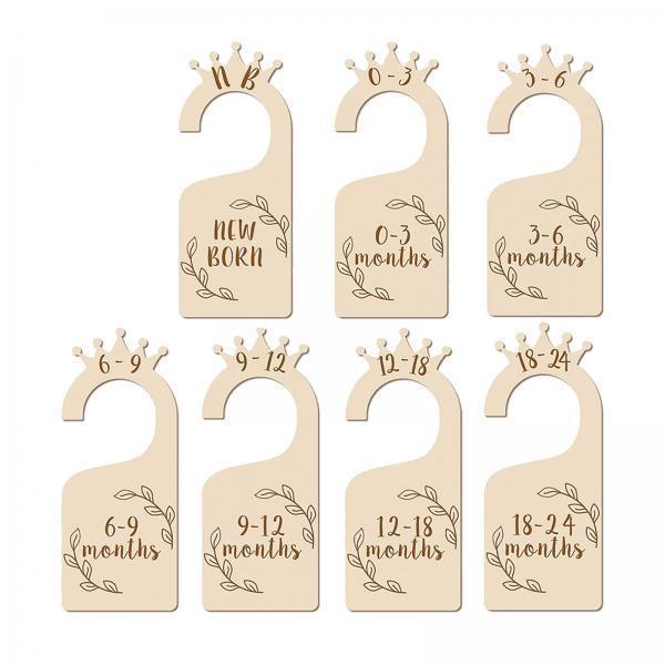 Drewniane przegródki do szafy  – Baby Clothing Hanger Dividers recenzja i cena