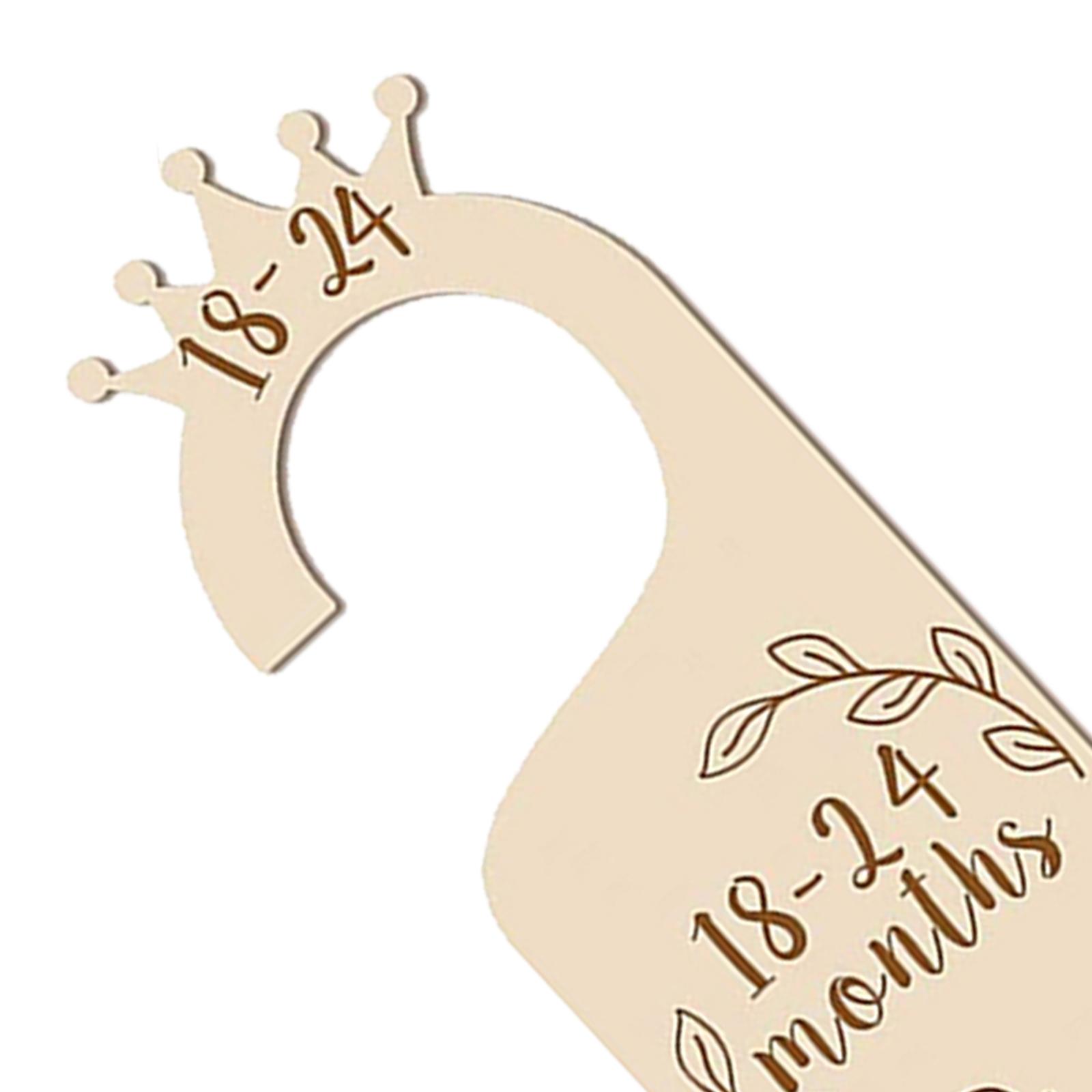 Drewniane przegródki do szafy  – Baby Clothing Hanger Dividers recenzja i cena