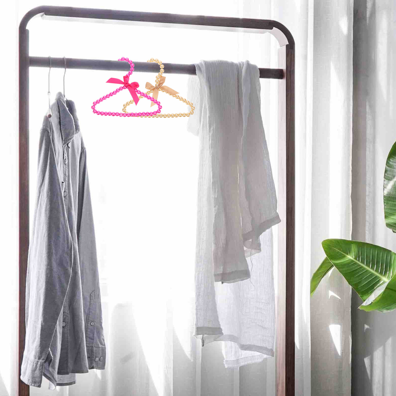 4 sztuki wieszaków z perełkami – Baby Clothing Unisex recenzja i cena