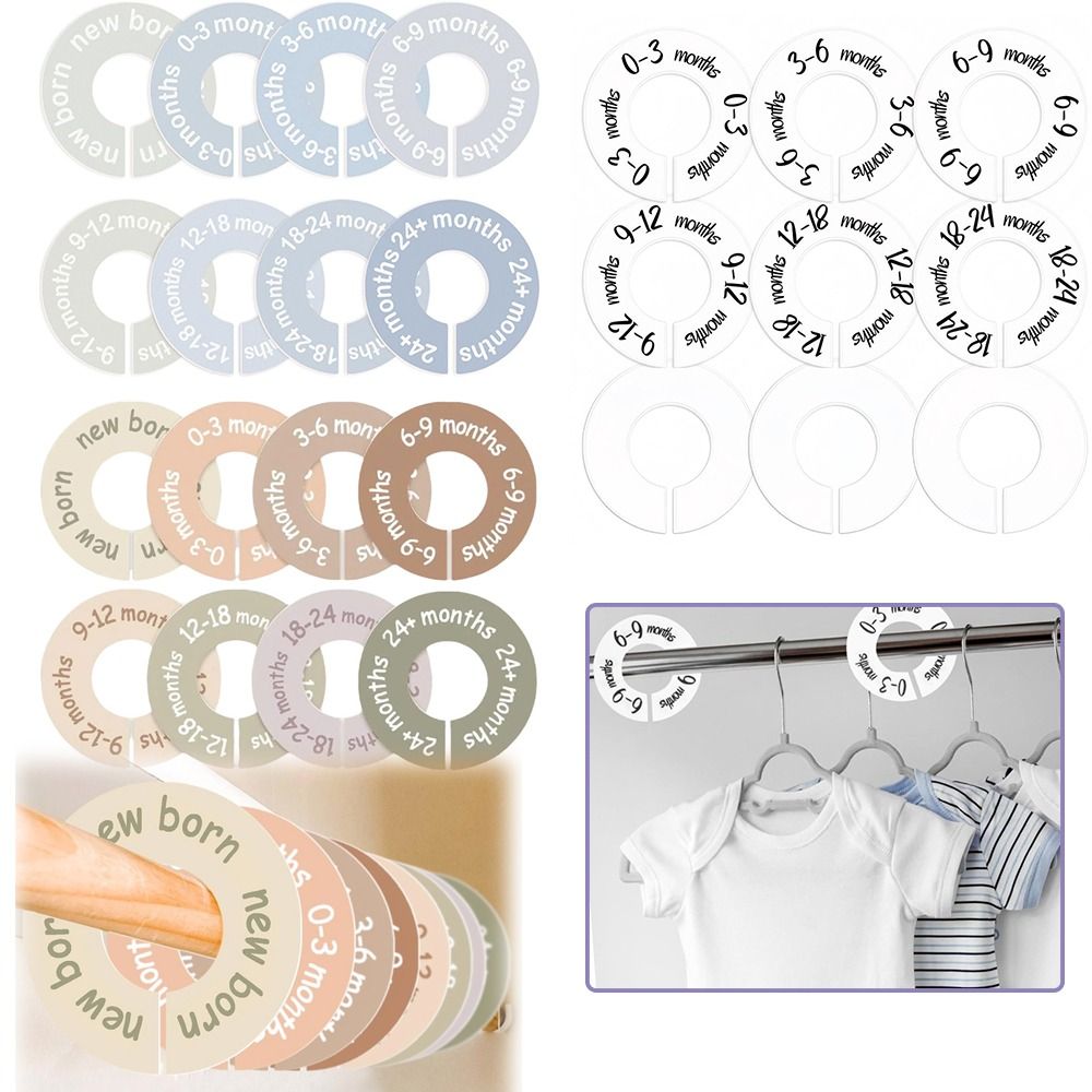 68/9 szt. Organizery do ubrań  – Baby Clothing Hanger Dividers recenzja i cena