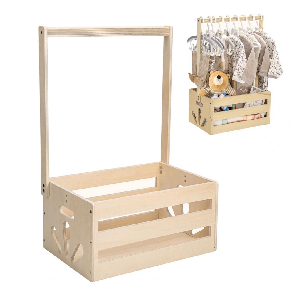 Półka do przechowywania, unika – Baby Clothing Rack For Baby Shower recenzja i cena
