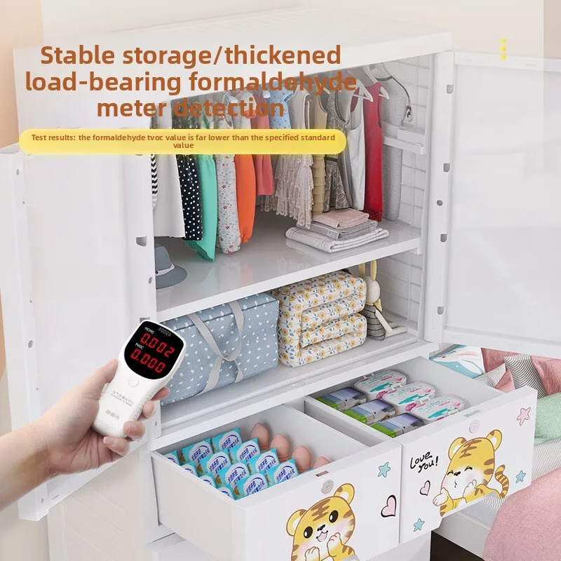 Gruba plastikowa szafa z pięci – Baby Clothing Storage recenzja i cena