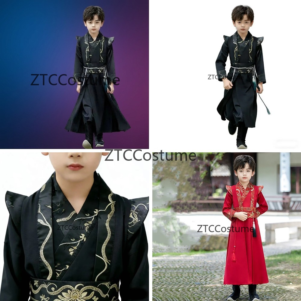 Chłopięcy strój Hanfu z długim – Baby Clothing Unit recenzja i cena